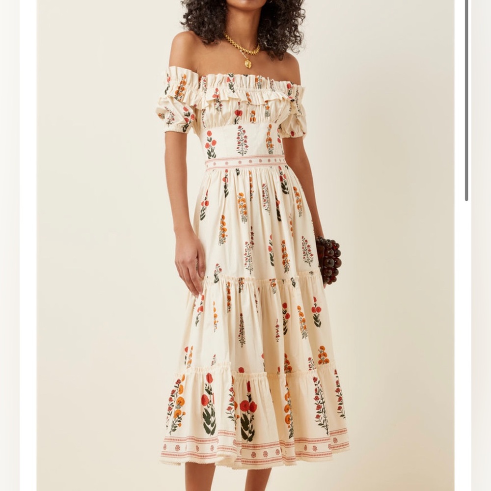 Agua by Agua Bendita Banana Dahlia Dress